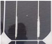 Deslaminado en panel solar barato