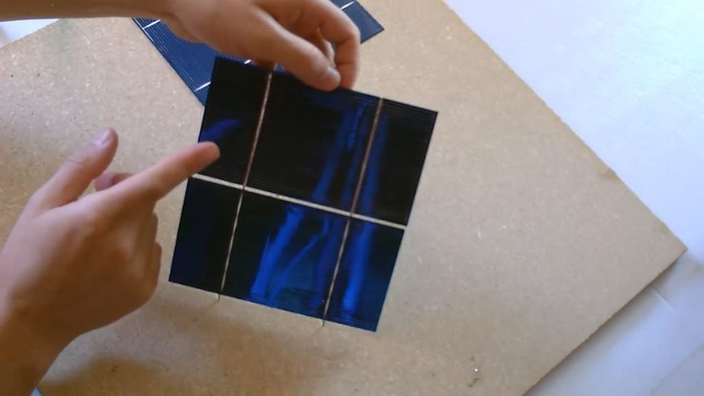 What are solar panels made up of?
