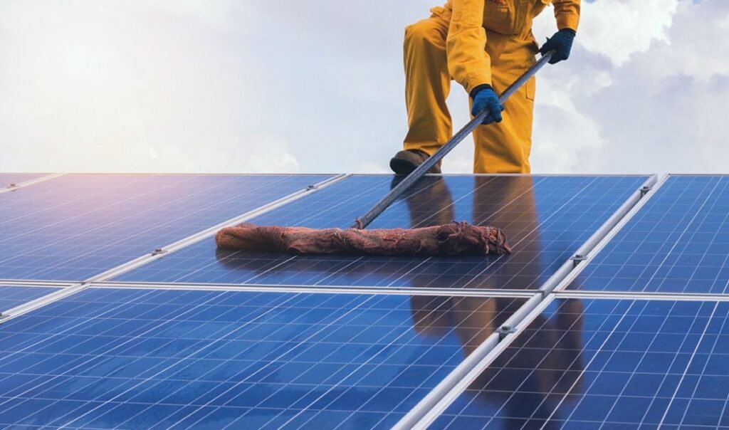 What kind of maintenance does a solar panel require?
