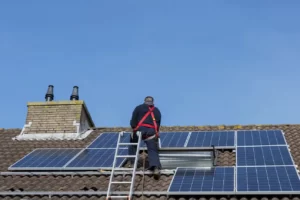Installation of solar panels step by step